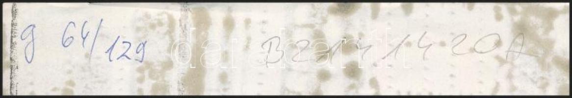 Gyarmathy Tihamér (1915 - 2005): Variáció égitest témára, 1964. Monotípia, papír, jelzett. Hátoldalá...