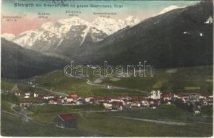 1916 Steinach am Brenner (Tirol), gegen Gschnitztal / general view