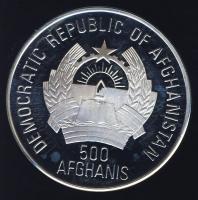 Afganisztán 1989. 500A Ag "Olimpia-bobozás" T:PP Csak 10.000db!