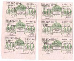 Budapest 1895-1899. "Magyar Földhitel Intézet" 4%-os záloglevél 2000K-ról, szelvényekkel, ...