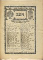 1914 Oszták-Magyar katonai újság / Austo-Hungarian military newspaper 16 pages