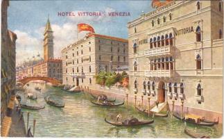 Venezia, Venice; Hotel Vittoria / hotel, boats (EK)