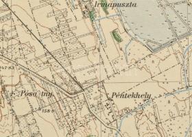 1931 Balatonboglár, Balatonszemes, Révfülöp, Balatonszepezd és környéke térkép. 90x65 cm