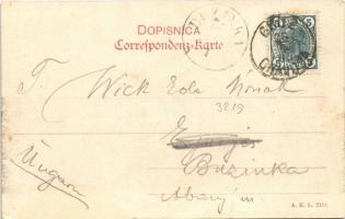 1905 Dubrovnik, Ragusa; i Otok Lokrum / Ragusa und die Insel Lacroma / general view (EK)