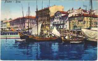 Fiume, Rijeka; Riva / port, quay (fl)