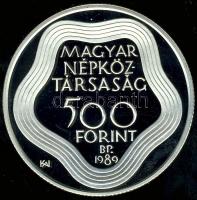 1989. 500Ft Ag "Nyári olimpia-Barcelona" T:PP Tanúsítvánnyal!