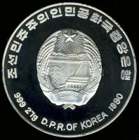 Észak-Korea 1990. 500W Ag "Barcelonai olimpia-asztalitenisz" T:PP