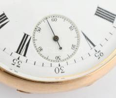 Patek Philippe zsebóra cca 1890 18k arany (Au) jelzett, díszített, eredeti arany tokkal, hibátlan sz...