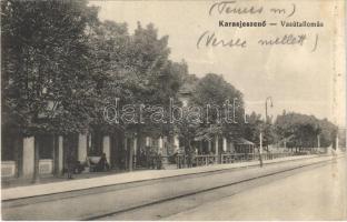 Karasjeszenő, Jaszenova, Jasenovo; Vasútállomás / railway station
