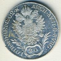 Ausztria/Cseh verdejel 1802C 20Kr Ag II. Ferenc T:2/3+