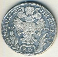 Ausztria/magyar verdejel 1775B S.K.-P.D. 20Kr Ag II. József T:2-/2