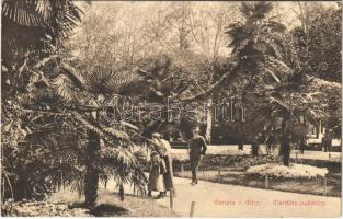 1915 Gorizia, Görz, Gorica; Giardinno pubblico / garden park