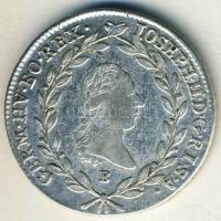 Ausztria/magyar verdejel 1786B S.K.-P.D. 20Kr Ag II. József T:2/3+