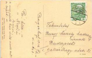 1912 Pragersko, Pragerhof; Bahnhof / railway station, locomotive, trains
