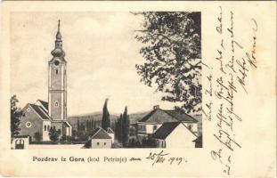 1909 Gora (Petrinya, Petrinja), templom / church