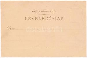 1897 Vorläufer) Gruss aus Totis an Budapest. Erinnerung an die Kaiser-Manöver, Franz Josef, Wilhelm ...