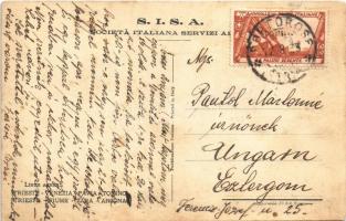 SISA (Societa Italiana Servizi Aerei), Linee Aeree Trieste-Venezia-Pavia-Torino, Trieste-Fiume-Zara-...