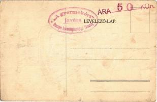 Így volt, így lesz! / Hungarian irredenta propaganda, Trianon. artist signed (kis szakadás / small t...