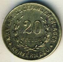 Kenyérmező/hadifogolytábor (1915.) 20f T:2-/3+