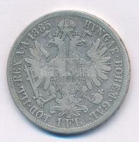 Ausztria 1885. 1Fl Ag "Ferenc József" T:3 
Austria 1885. 1 Florin Ag "Franz Joseph&q...