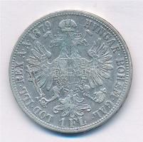 Ausztria 1879. 1Fl Ag "Ferenc József" T:3 
Austria 1879. 1 Florin Ag "Franz Joseph&q...