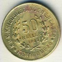 Kenyérmező/hadifogolytábor (1915.) 50f T:2-/3+