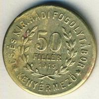 Kenyérmező/hadifogolytábor (1915.) 50f T:2-/3+