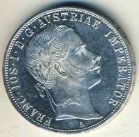 Ausztria 1860A 1Ft Ag T:1-/2+