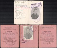 1941-1944 Fenyő Imre, zsidó származású munkaszolgálatos leszerelési jegye, a bori (Szerbia) munkatáb...