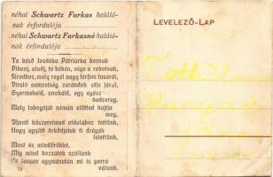 Néhai Schwartz Farkas és Farkasné halálának évfordulója, zsidó kripta a temetőben a gyászoló családd...