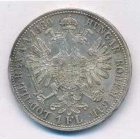 Ausztria 1880. 1Fl Ag "Ferenc József" T:2 ph. 
Austria 1880. 1 Florin Ag "Franz Jose...