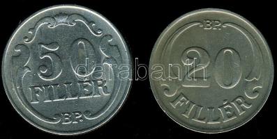 1926. 20f T:2-/3+ + 1938. 50f T:2/3+