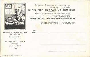 1910 Bruxelles Exposition du Travail a Domicile. Exposition Universelle et Internationale de Bruxell...