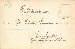 1901 Hajdúszoboszló, Hajdú-Szoboszló; Körner és társai ipartelepe és pavilonja (EK)