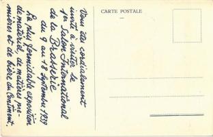 1939 Ier Salon International de la Brasserie au Palais du Centenaire (Bruxelles) / 1st International...