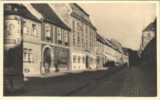 Budapest I. Vár, utca, hirdetőoszlop. photo