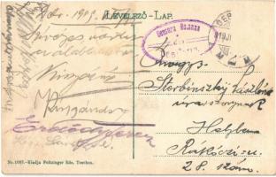 1919 Tátra, Vysoké Tatry; Tarpataki vízesés. Feitzinger Ede No. 1037. / Lphlbach Wasserall / waterfa...