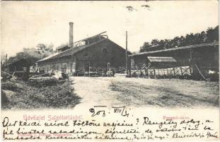 1907 Salgótarján, Forgách akna a szénbányában. Polacsek J. kiadása (EK)