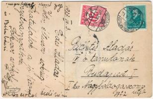 1933 Balaton. Gőzmozdonyos leporellolap