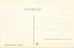 Budapest V. Deli Kávéház és étterem terasza pincérekkel, Dunakorzó. Steiner fényképész