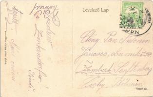 1915 Nagycenk, cukorgyár, iparvasút. Mühl Mihály kiadása