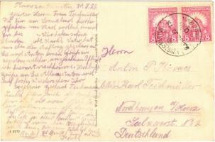 1926 Kunszentmárton, Alsó temetői kápolna, szélmalom. Wolf Dezső kiadása, Timon Zs. amatőr felvétele...