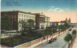 1916 Lviv, Lwów, Lemberg; Technika / Technikum / technical school, tram (EK)