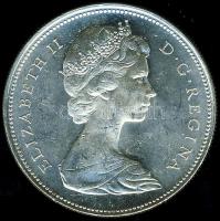 Kanada 1966. 1$ Ag "Kenu" T:2 k