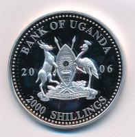 Uganda 2006. 2000Sh Ag "A labdarúgás halhatatlanjainak csarnoka - Ukrajna, 2000-es évek" b...