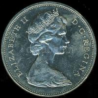 Kanada 1965. 1$ Ag "Kenu" T:2 kis ph