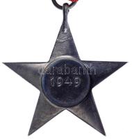 1949. "Magyar Népköztársasági Érdemérem" ezüst fokozata, ezüstözött, zománcozott Br kitünt...