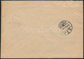 1932 20f perfin bélyeg levélen / perfin on cover