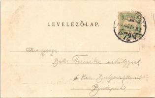 1902 Budapest XVI. Mátyásföld, vendéglő és szálloda. Divald Károly  (EK)