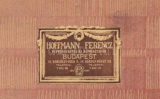 cca 1930 A Nemzeti Ruhaház rendkívül dekoratív irredenta elemeket tartalmazó kirakatterve, fotó Szil...